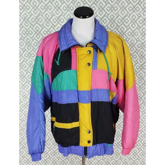 Dani Colby Jackets & Blazers - Vtg Dani Colby Windbreaker Bomber Skii Jacket